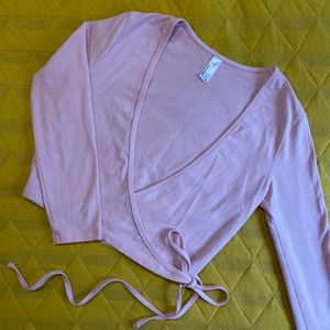 American Apparel Wrap Top